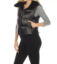 Belle Fare - Lodi Faux Shearling Reversible Vest