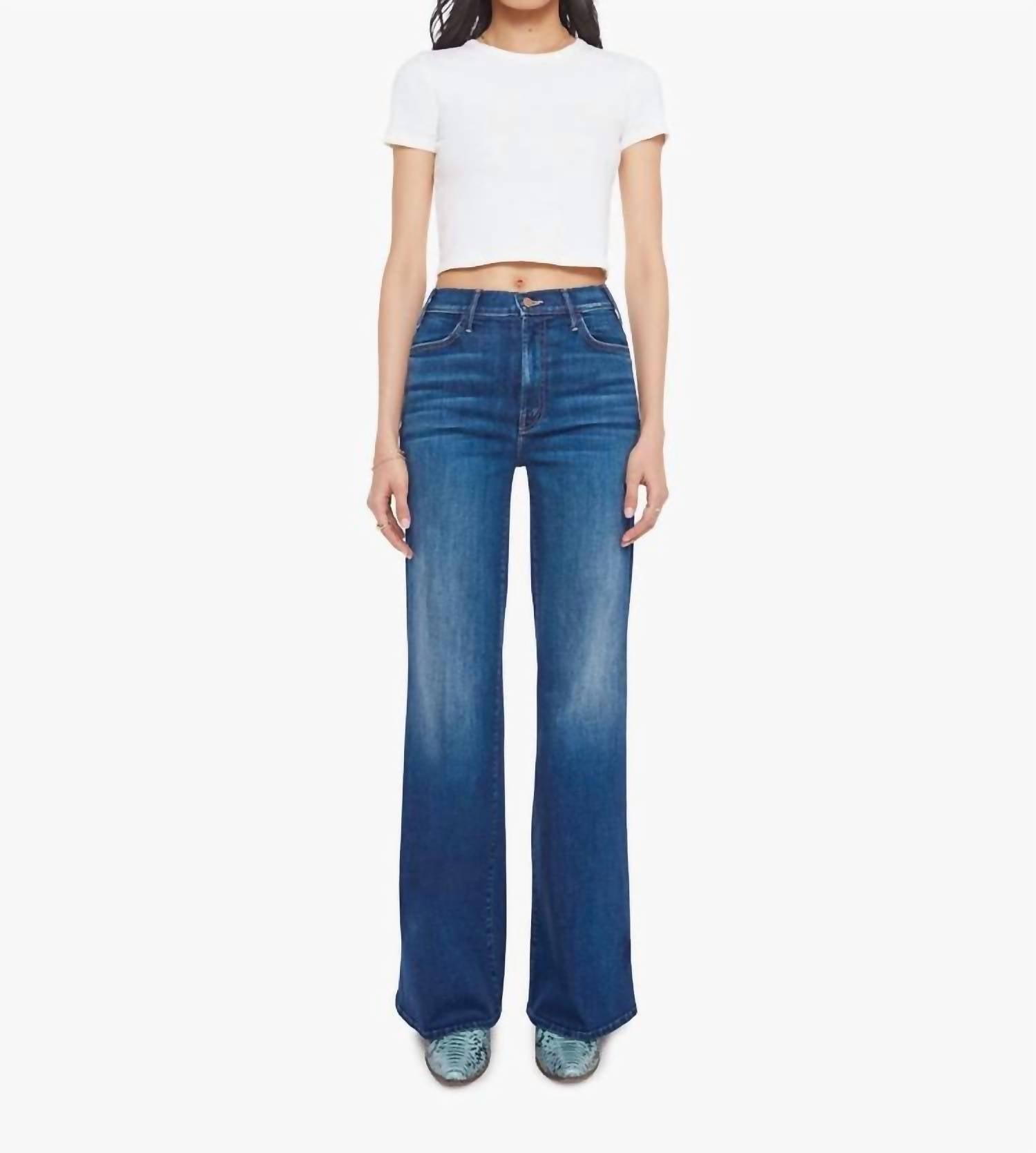 Mother - Hustler Roller Sneak High Rise Jeans