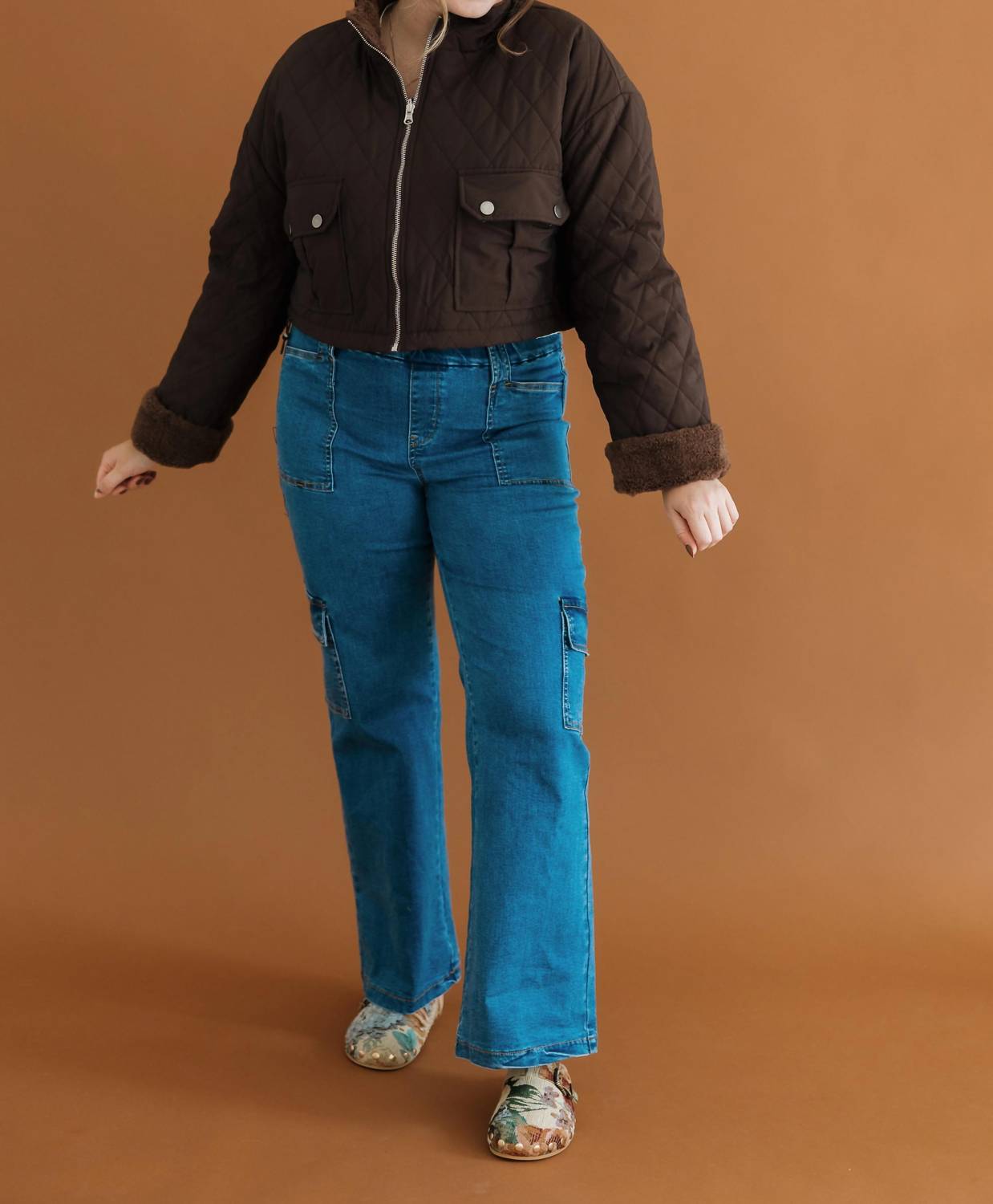 Six/Fifty - Lucy Denim Cargo Pant