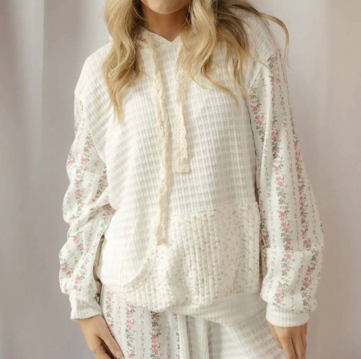 Pol - Floral Patchwork Top