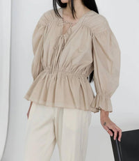 Mod Ref - Feminine Cotton Blouse