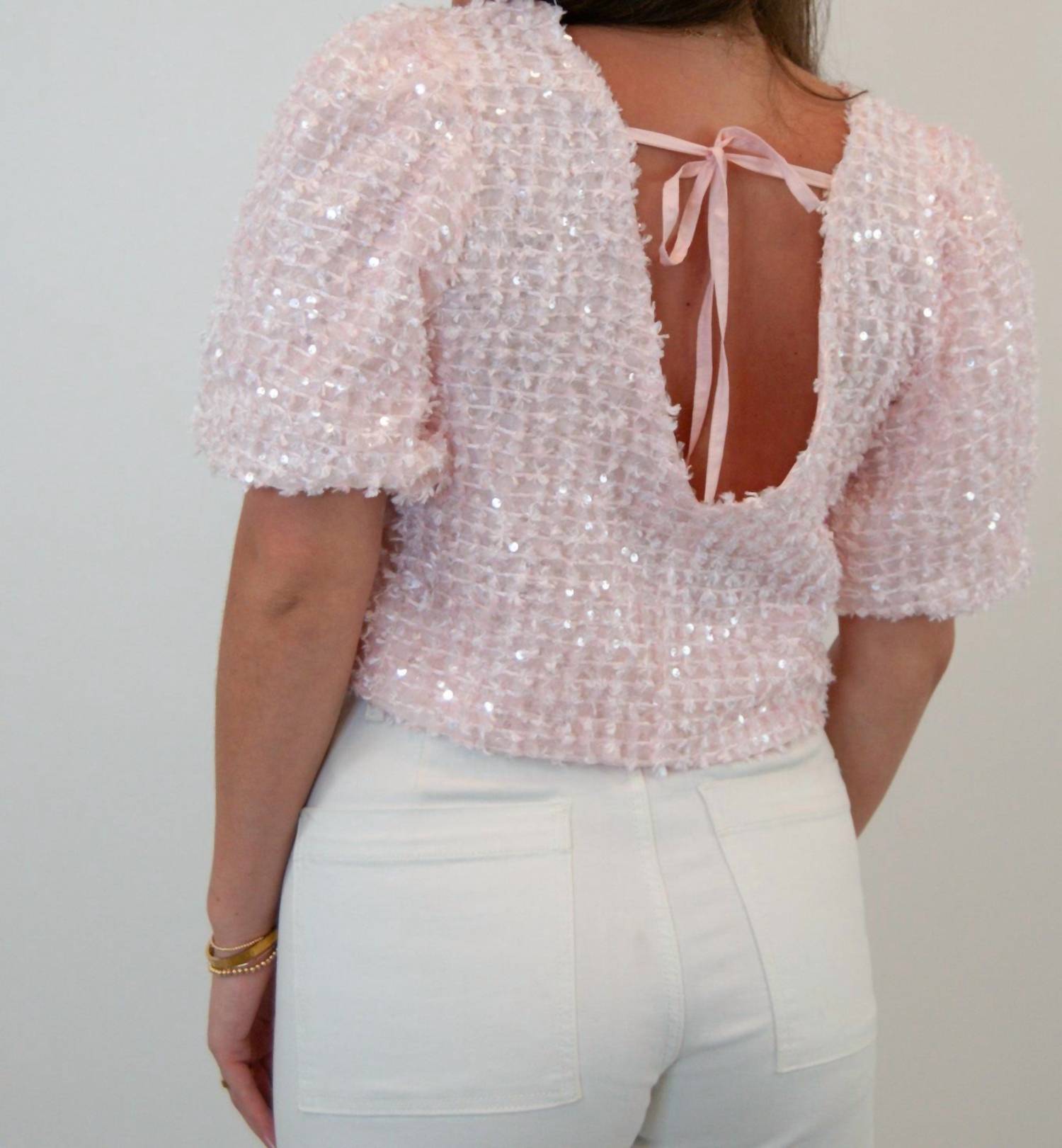 Q2 - Phoebe Sequin Brunch Top