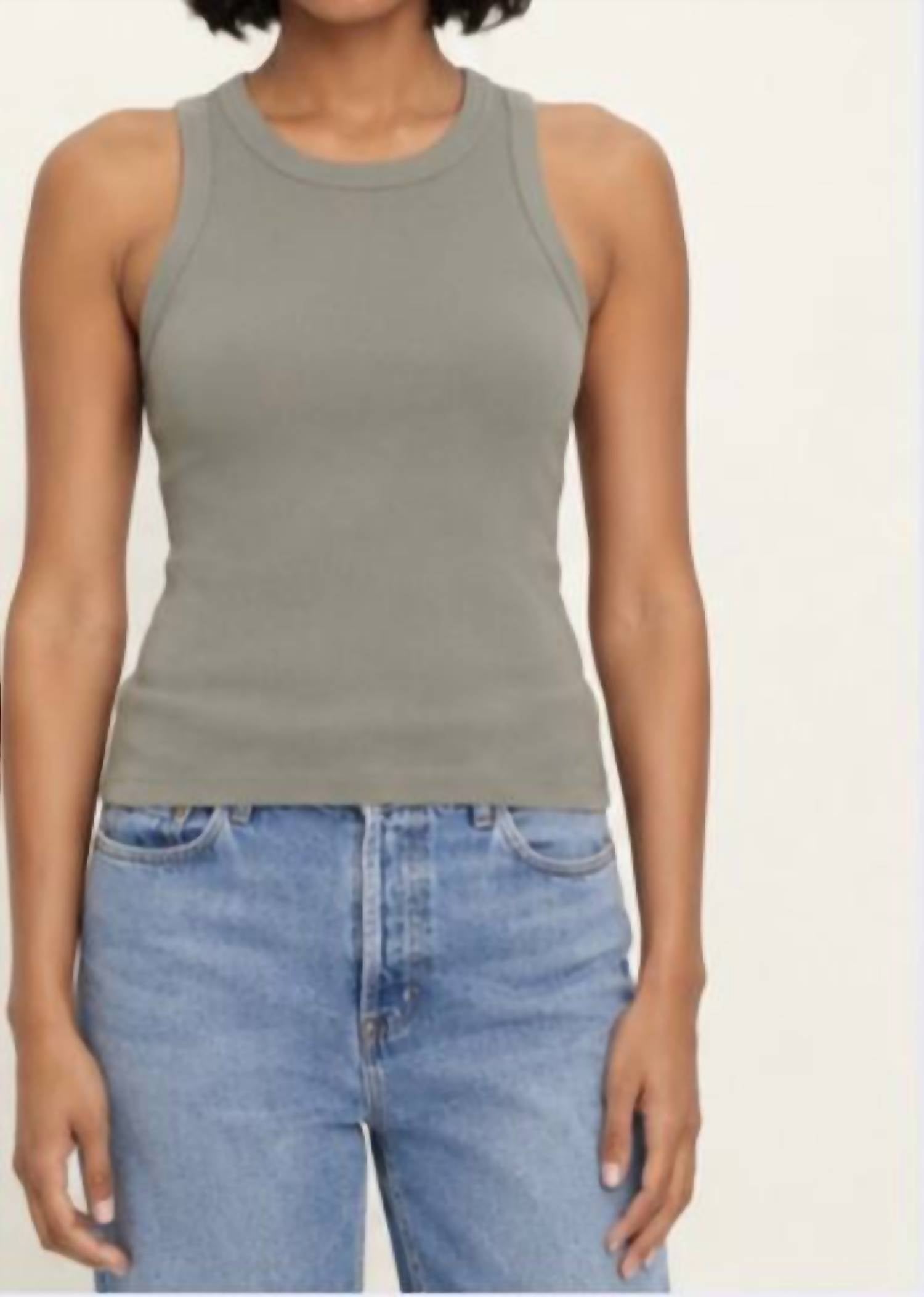 Michael Stars - Gina Ultra Rib Wide Binding Tank