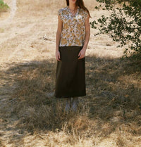 Grade & Gather - Lenora Sleeveless Floral Top