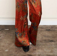 Paparazzi - Satin Print Palazzo Pant