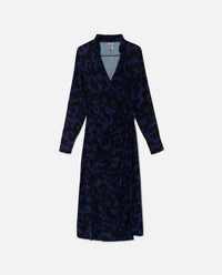 Wild Pony - Abstract Midi Wrap Dress