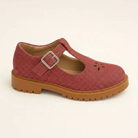 Ralph Miguel - Girl's Leva Flower Cutout T-strap Shoe
