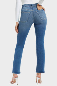 Good American - Pull-on Straight Jeans