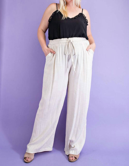 Linen Wide Leg Pant