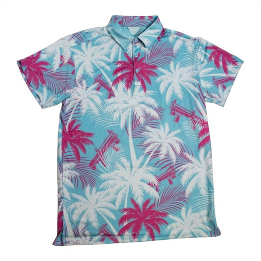 Retro Rifle - Men's High Crown Polo Shirt