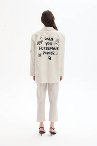 Free People - Only You Embroidered Detailed Jacket Blazer