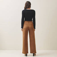 Able - Vegan Suede Pants