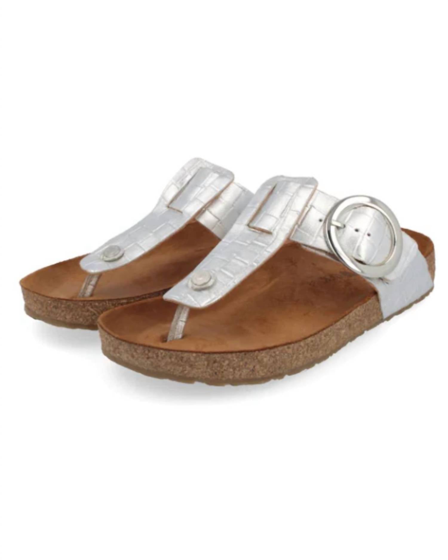 Haflinger - Women's Corinna Round Buckle Sandal