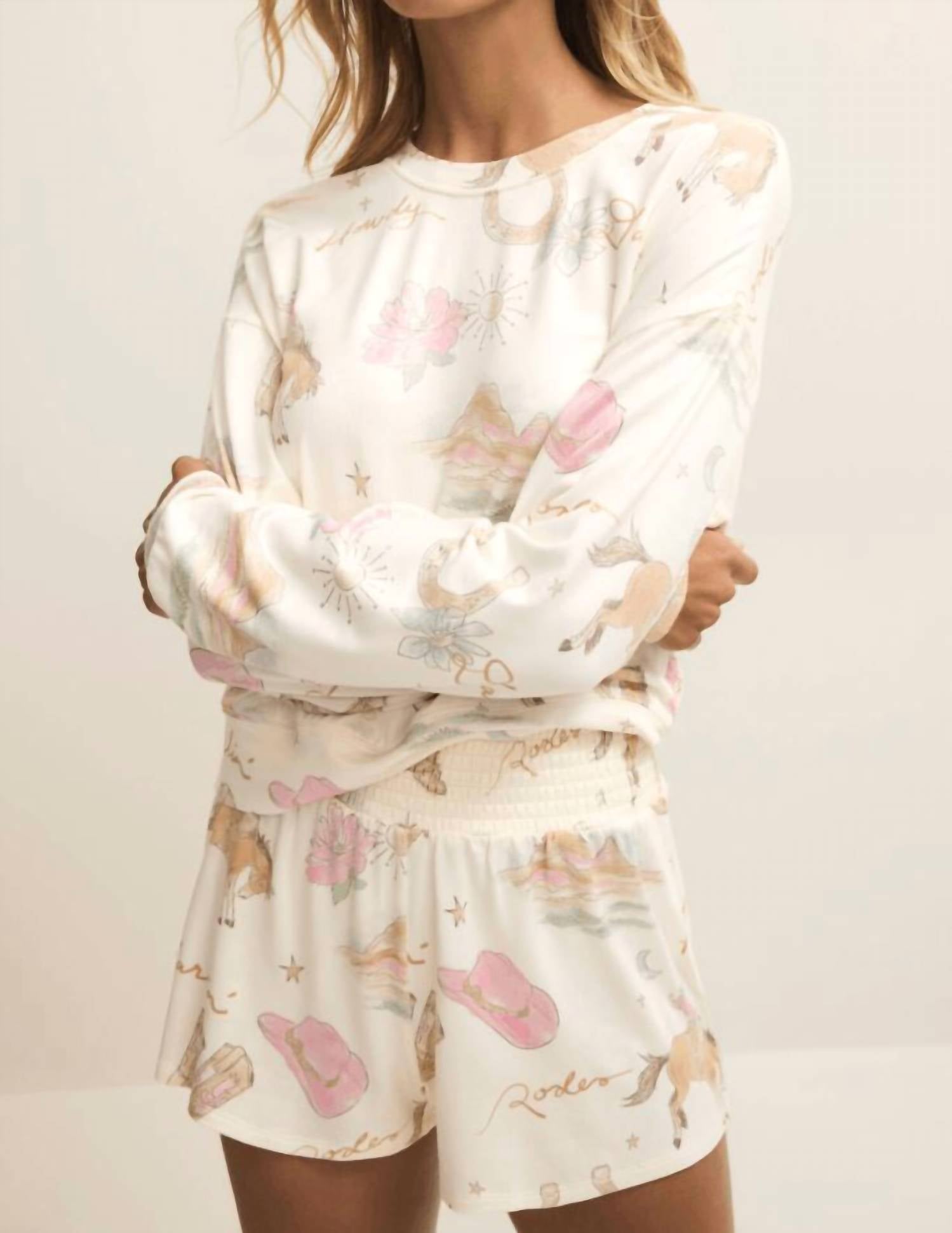 Z Supply - Desert Rose Long Sleeve Top