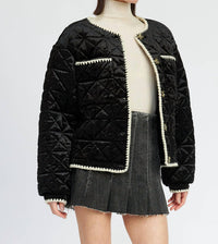 Jacquie The Label - Jacqi quilted Jacket