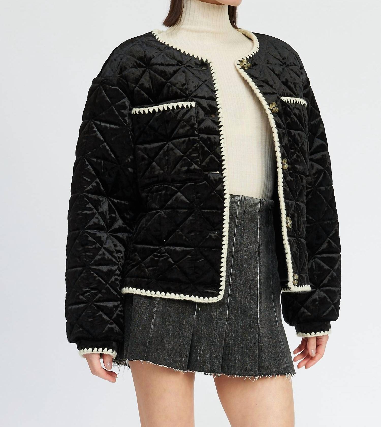 Jacquie The Label - Jacqi quilted Jacket