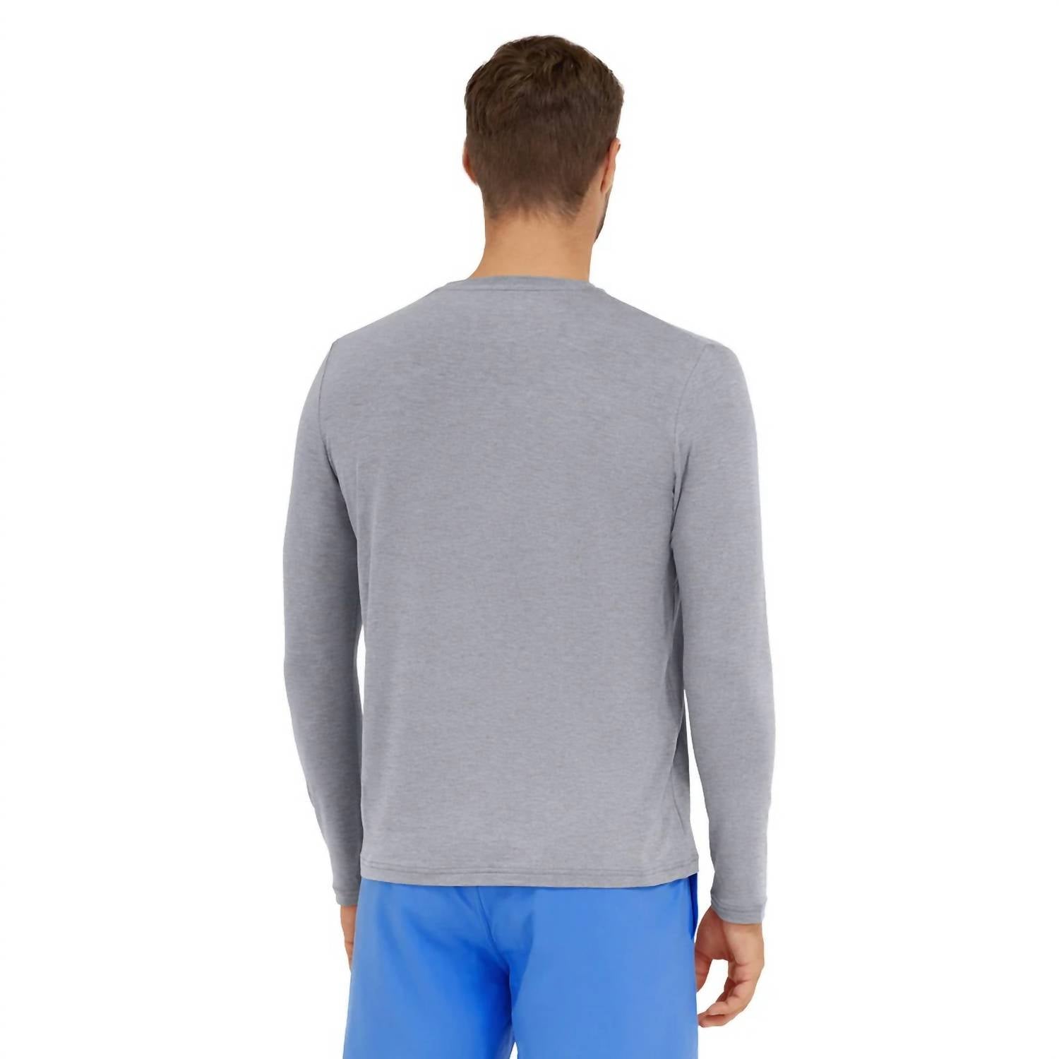 Somewhere Sunny - Men's Upf 50+ Bamboo Everyday Long Sleeve Top