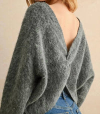 Miou Muse - Long Sleeve Reversible Sweater