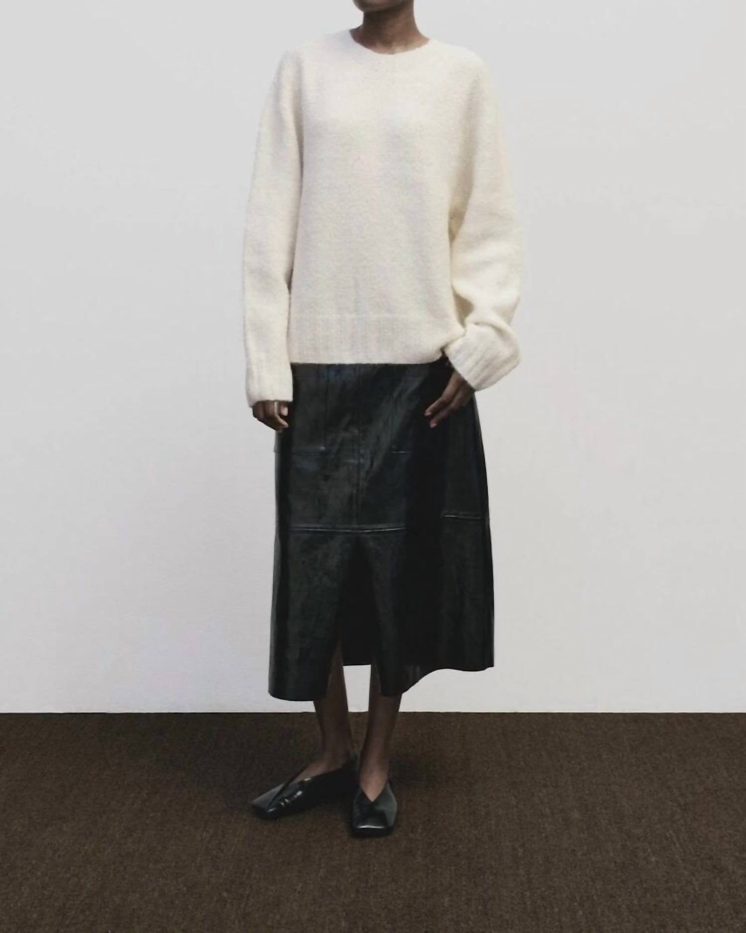 Mijeong Park - Alpaca Blend Wholegarment Knit Sweater