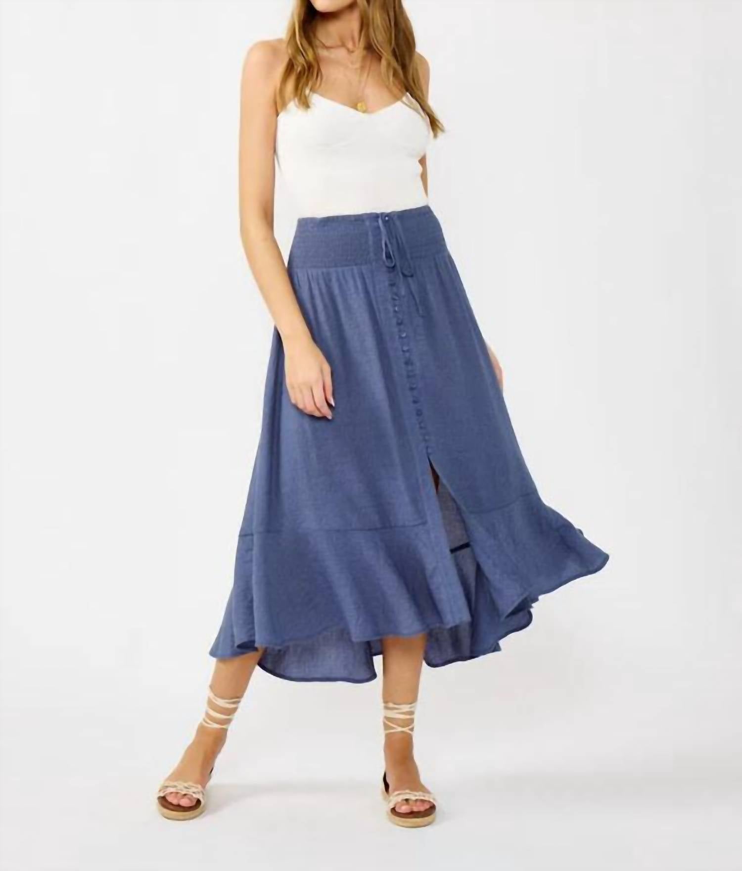 Lovestitch - Smocked Waist Skirt