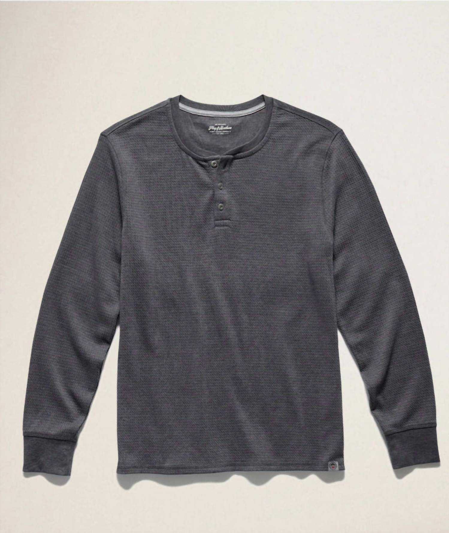 Flags & Anthem - Chatsworth Soft Waffle Henley Tee