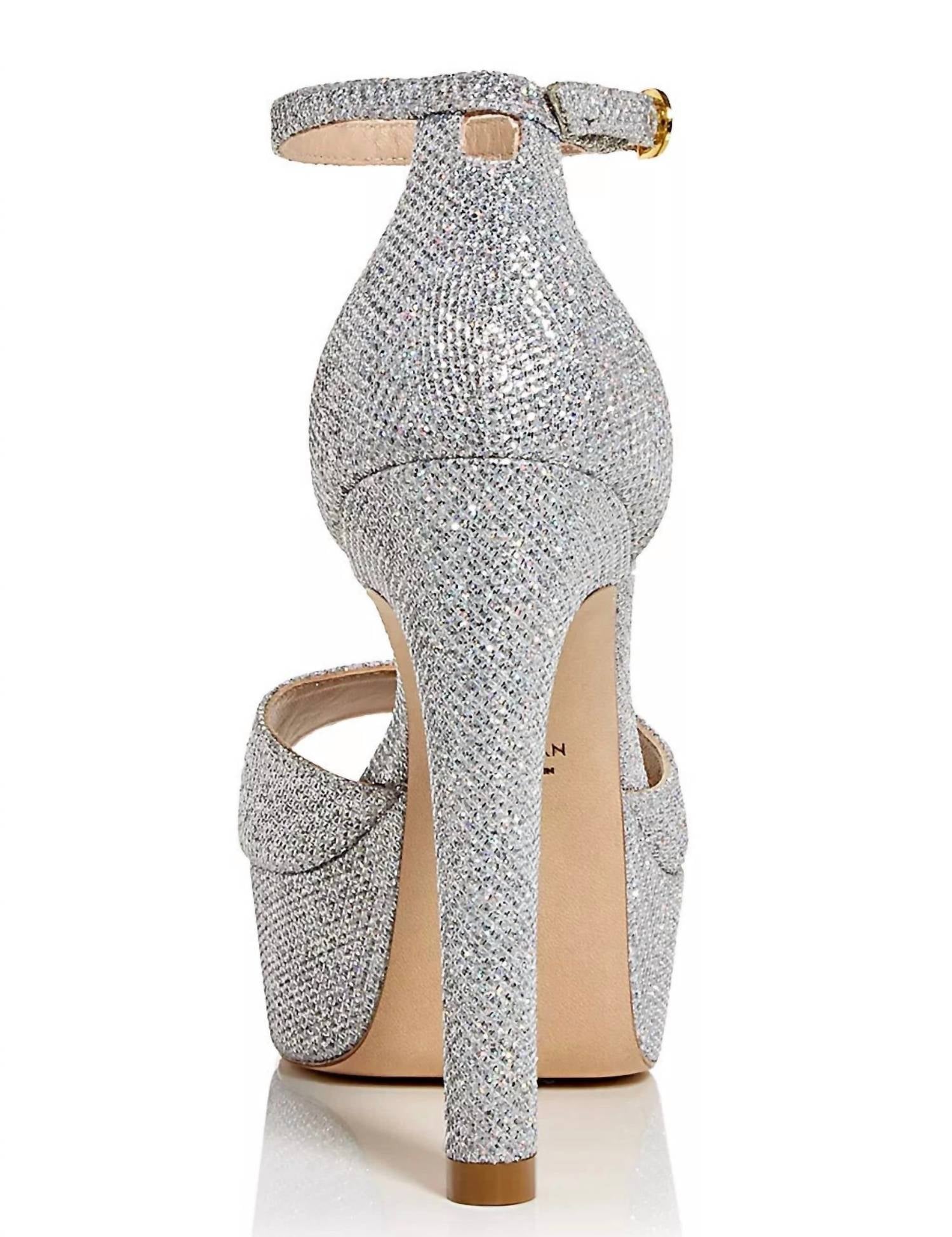 Stuart Weitzman - Women's Disco Crystal Platform Sandals