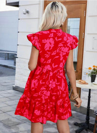 The Moment Collection - Summer Ready Floral Tiered Mini Dress