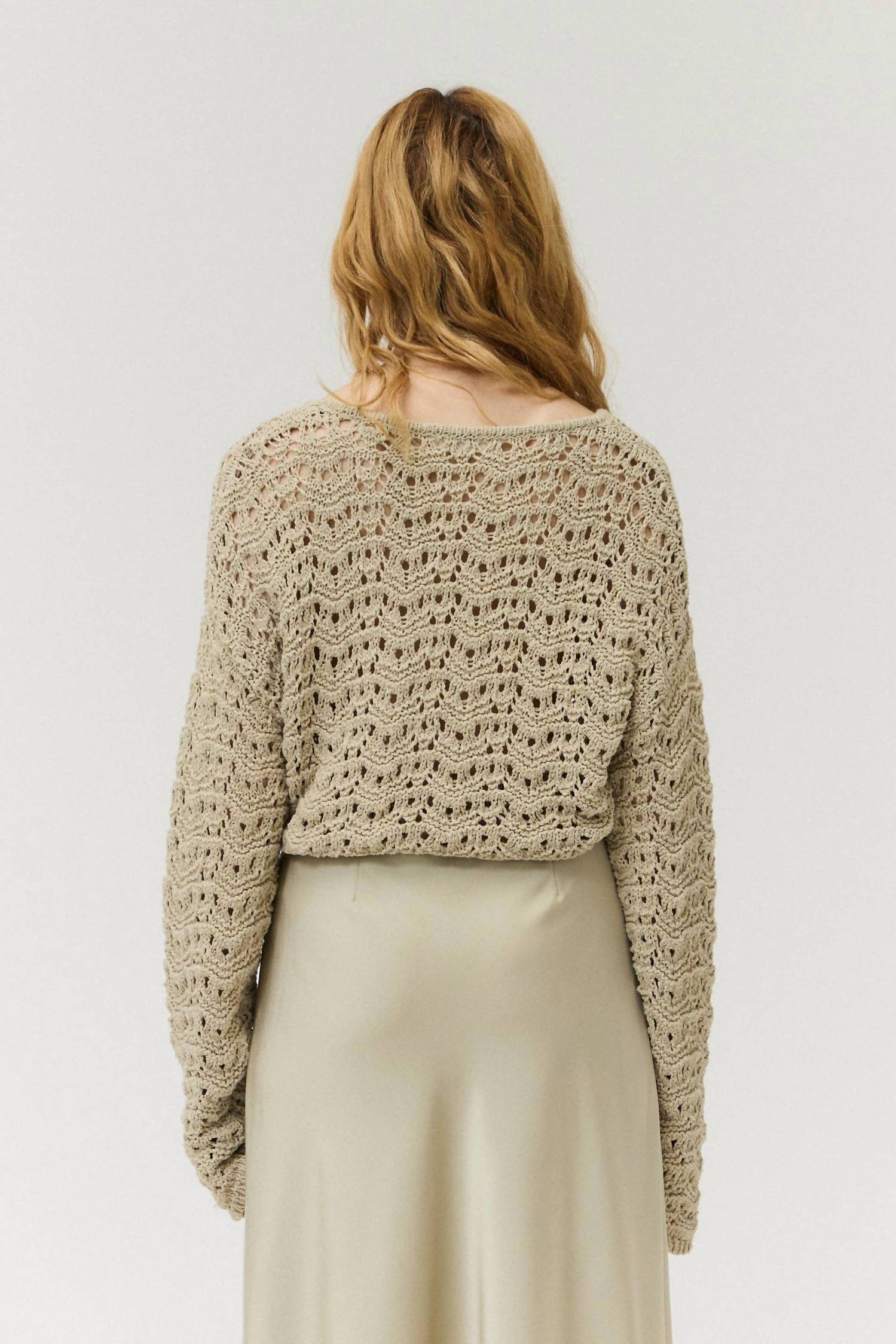 Grade & Gather - Lightweight Crocheted Sweater