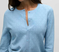 Greyson Clothiers - Pointelle Crewneck Cardigan