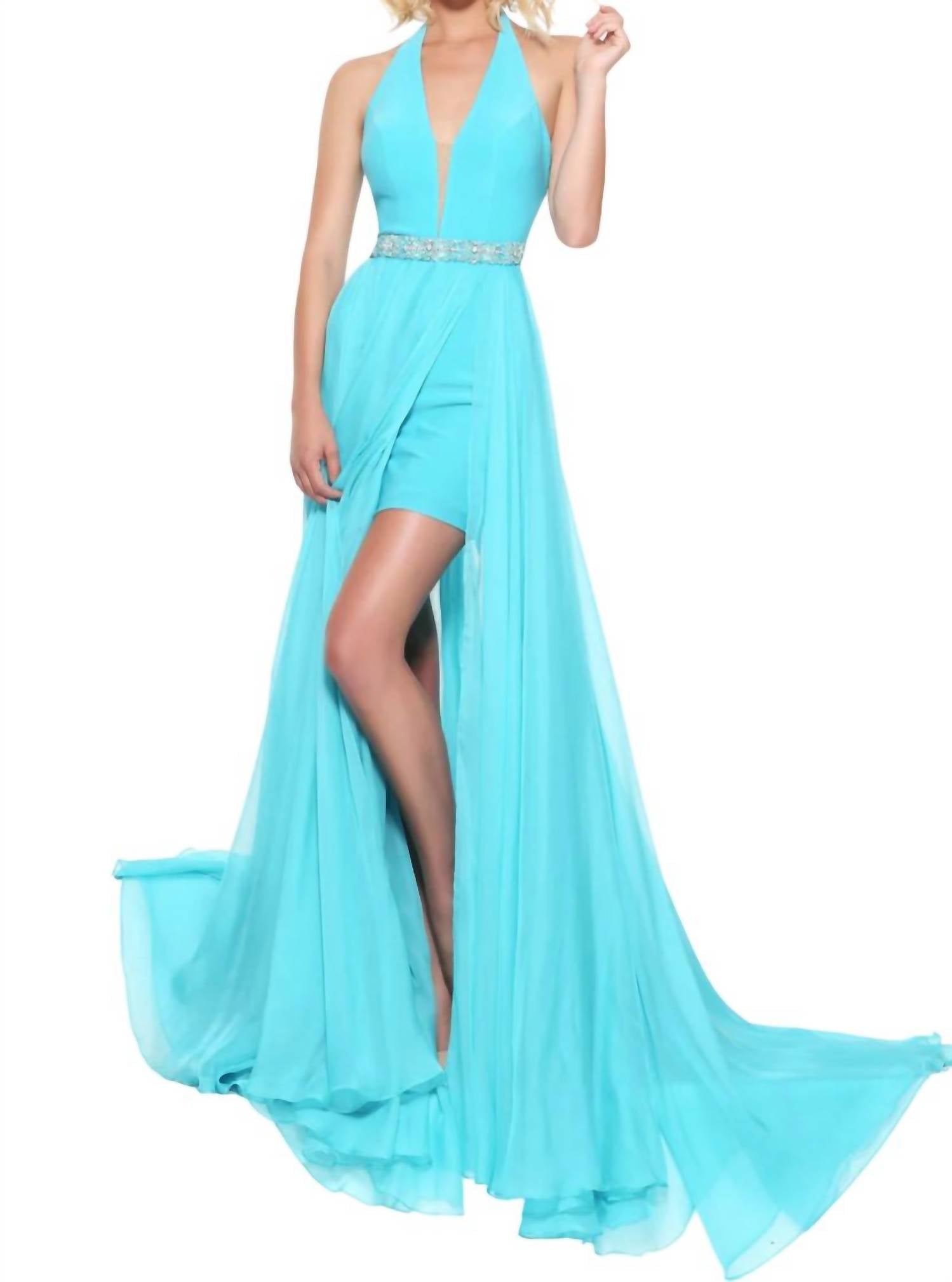 Sherri Hill - Detachable Chiffon Skirt Prom Dress
