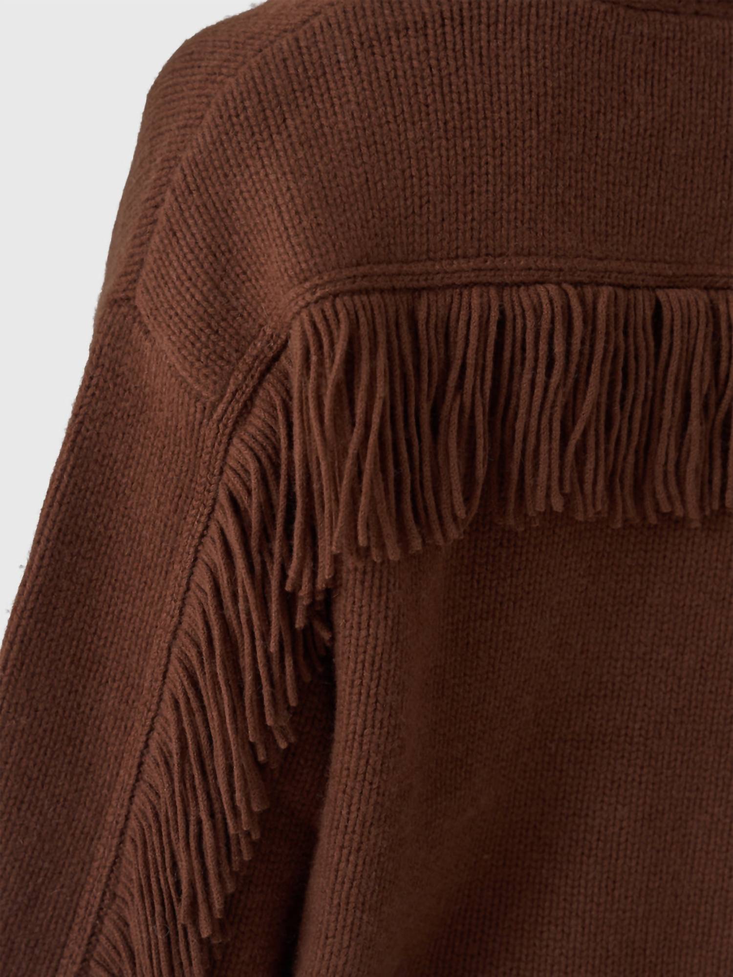 White + Warren - Cashmere Blend Luxe Fringe Coatigan