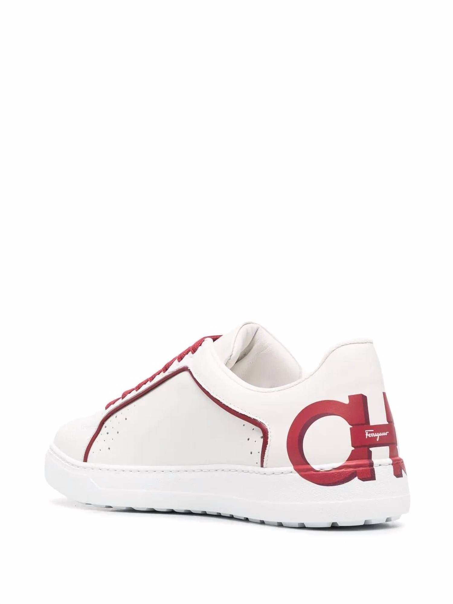 Salvatore Ferragamo - Men's Manhattan Gancini-print Sneakers