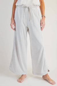 Easel - Mineral Washed Terry Knit Pants