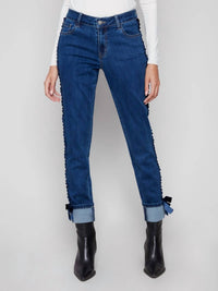 Charlie B - Slim Leg Ribbon Jeans