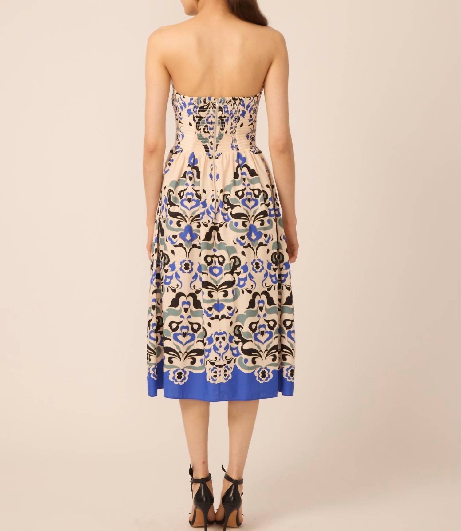 GILNER FARRAR Women's Luanna Dress in porto - women's dress - detail view