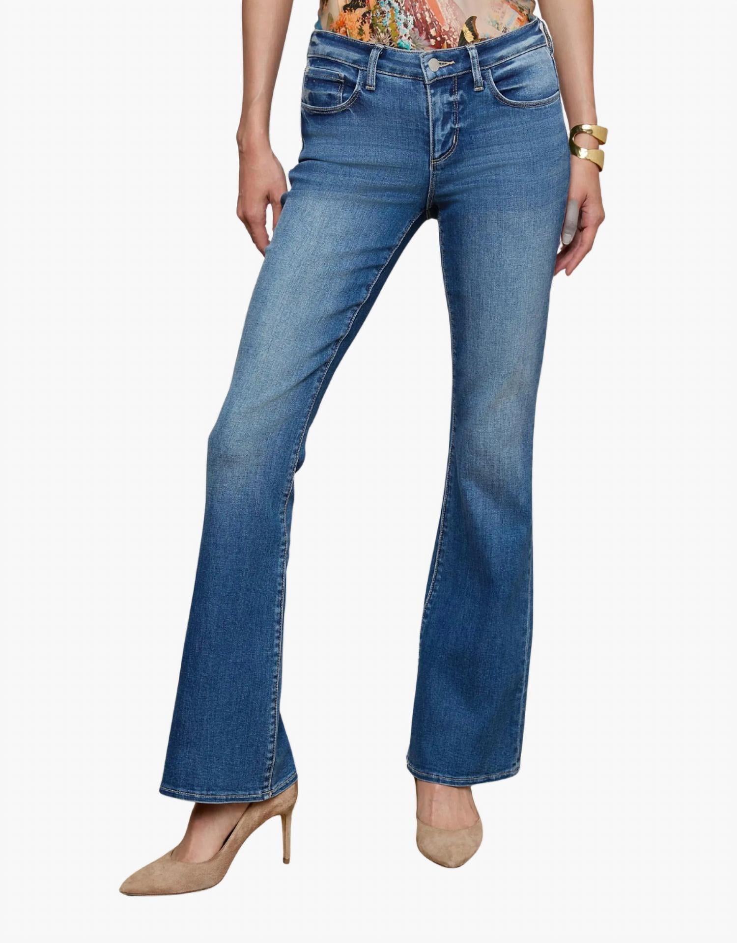 L'Agence - Cara Low Rise Bootcut Jeans