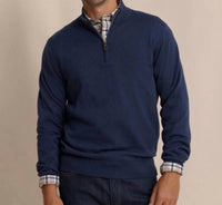 Southern Tide - Long Sleeve Whitehaven Quarter Zip Sweater