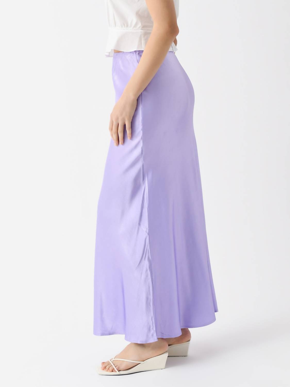 Starkx - Bias Cut Maxi Skirt