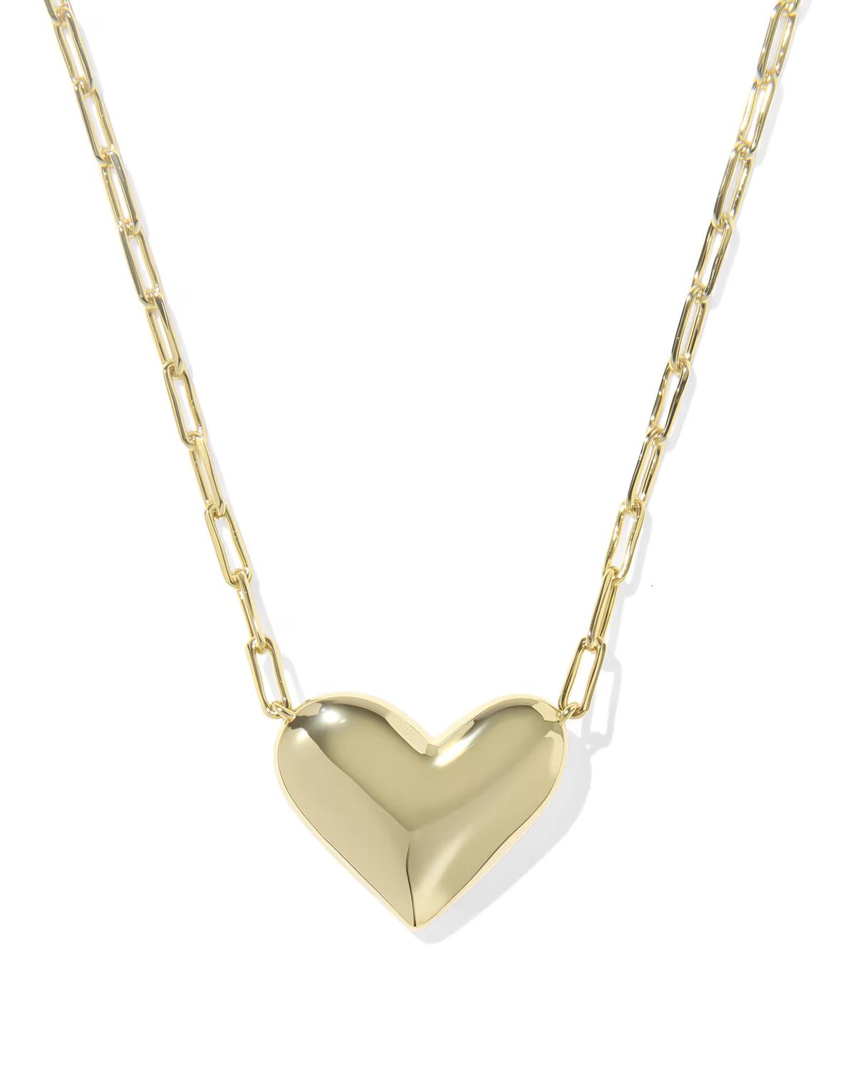 Kendra Scott - Women's Ari Heart Statement Short Pendant Necklace