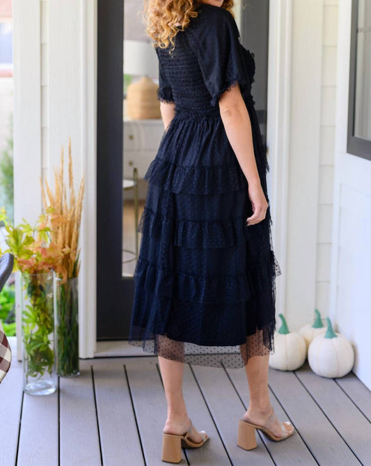 Polagram - Midnight Waltz Midi Dress