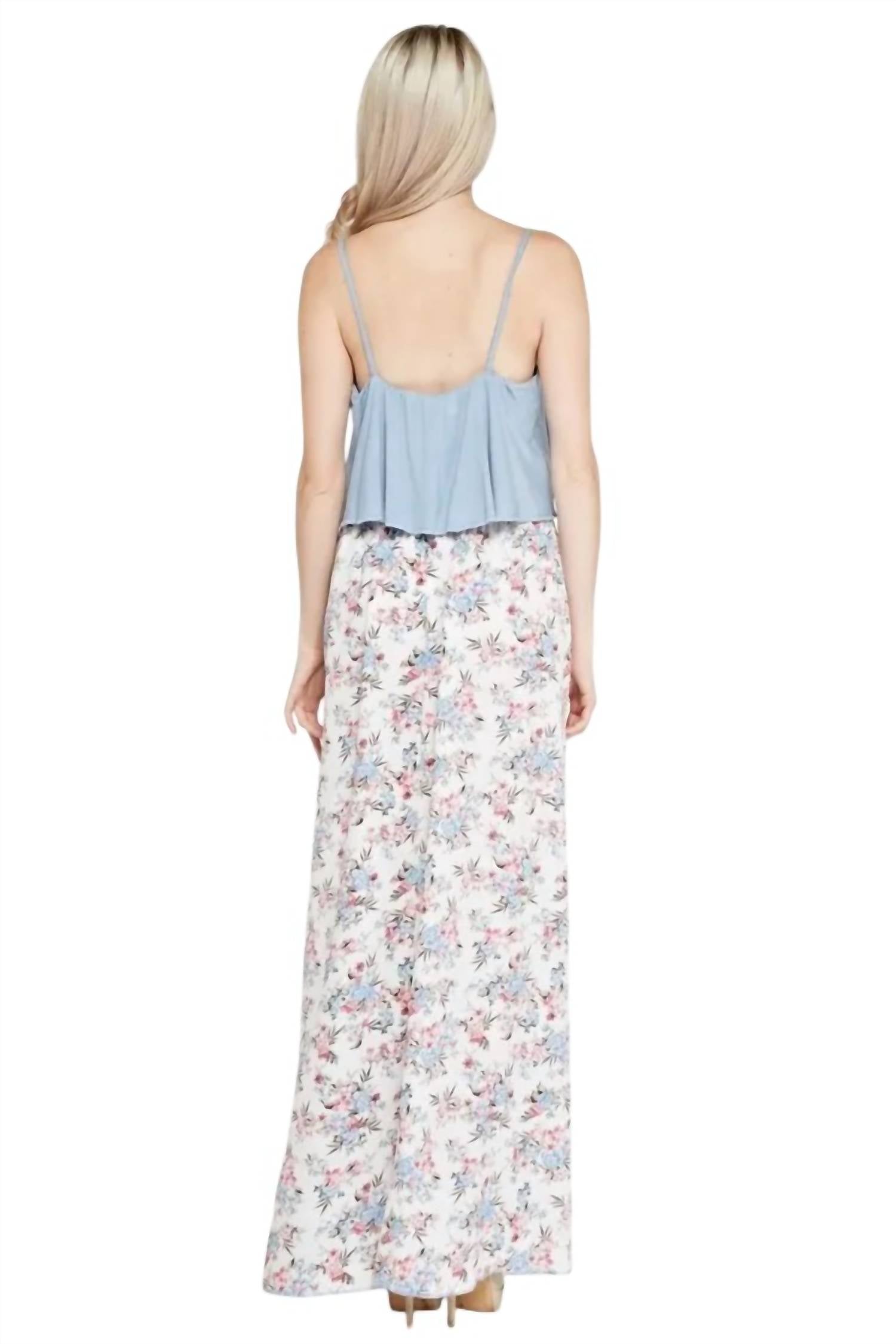 Wing - FLORAL TANK MAXI DRESS