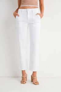 Just Black Denim - Women's Utility Pocket Straight Leg Pants