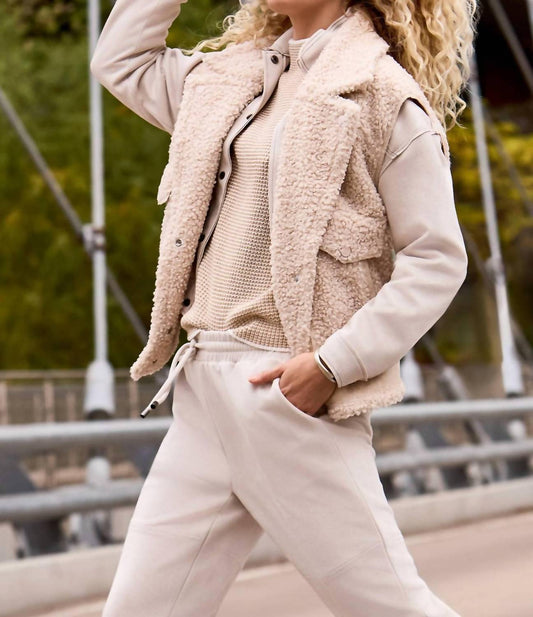 Tribal - Sleeveless Sherpa Vest