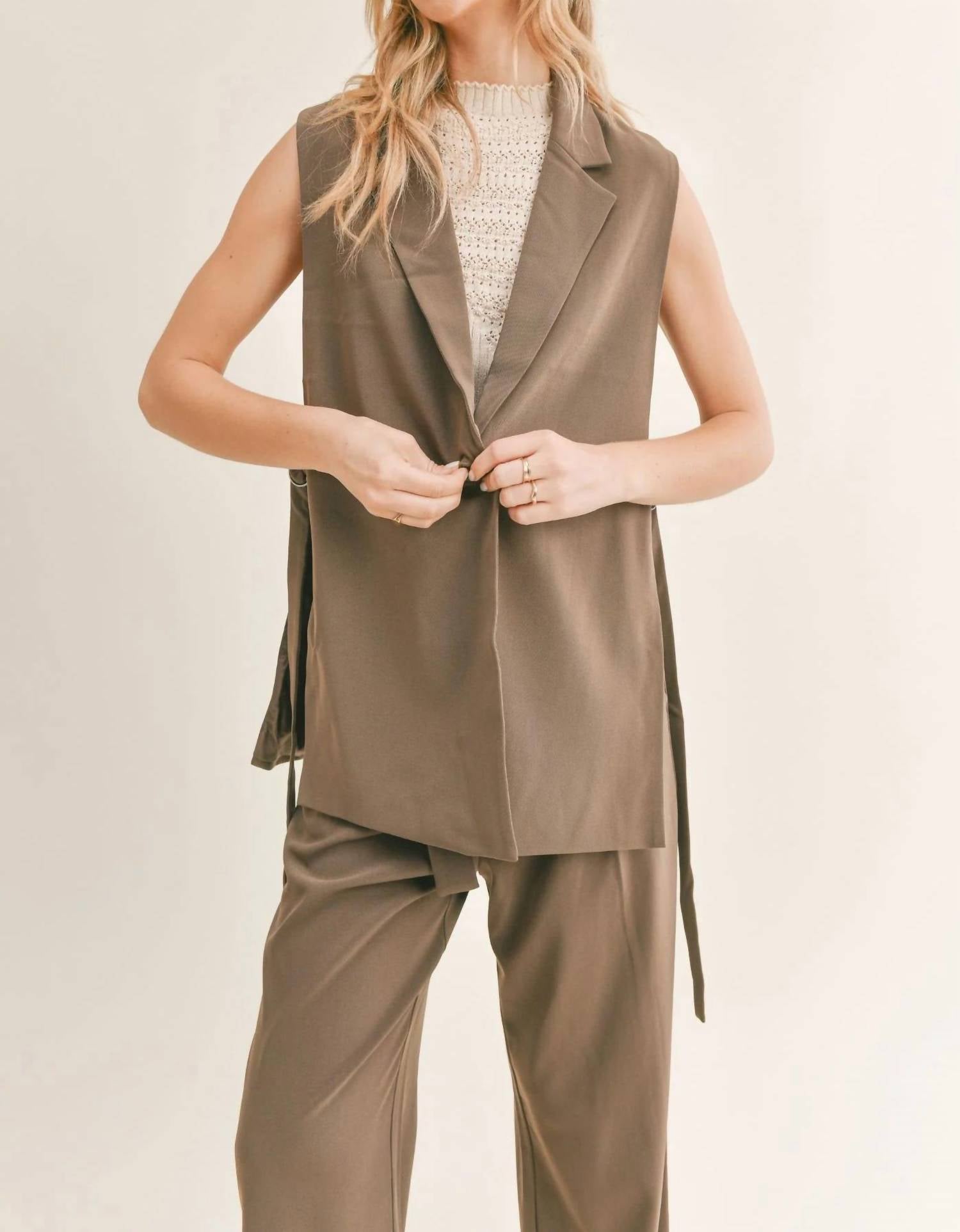 Sage The Label - Ryder Side Open Vest