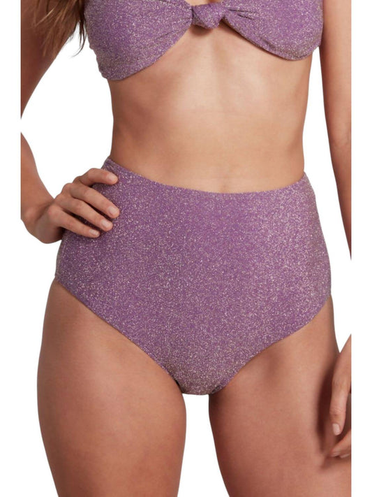 Sauipe - Claire High Waist Bikini Bottom Lurex