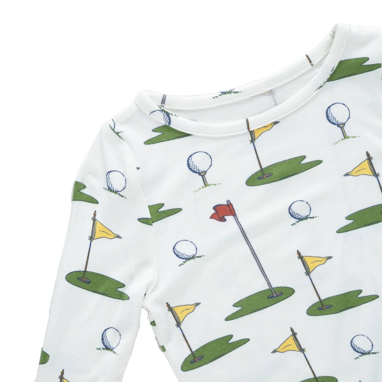 Pink Chicken - Kid's Golf Tournament Bamboo Pajamas