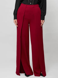 Solgo Atelier - Dina Wide Leg Crepe Pants
