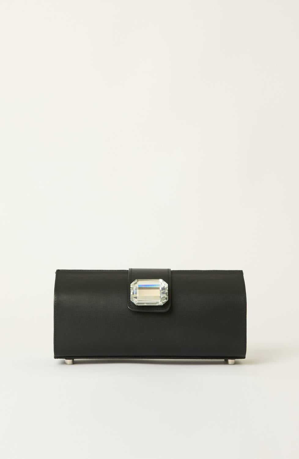 BTB Los Angeles Women's Mellow Crystal Clutch in black - women's bag