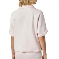 Lilla P - Oversized Terry Polo Top