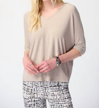 Joseph Ribkoff - Sloane Silky Knit Reversible Boxy Top
